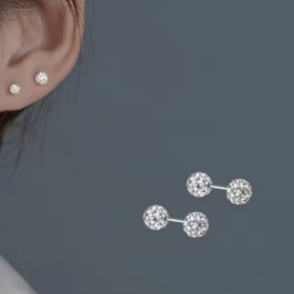 Elegant Silver Stud Earrings